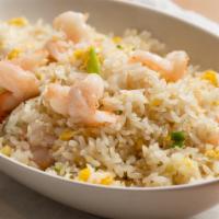 Shrimp Fried Rice · shrimp fried rice with egg and green onions