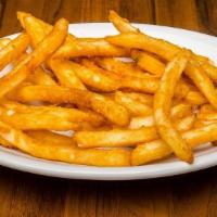 French Fries · The Word Famous Fries, they are a 3/8