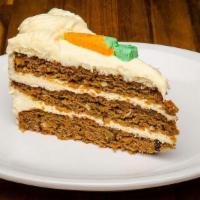 Carrot Cake · Cream cheese frosting - toasted coconut