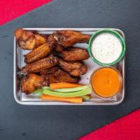 8 Pcs All Natural Wings · all natural (no hormones or antibiotics)  chicken wings cooked to perfection. Choose your fa...