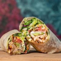 Chicken Club Wrap  · Grilled & Chilled sliced chicken breast, all-natural hickory smoked bacon, avocado, cheddar,...