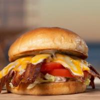 The Wedge (Blt) · All-natural hickory smoked bacon, cheddar, jack, lettuce, tomato & mayo.