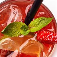 Strawberry Lemonade · Home-Made Fresh Strawberry Lemonade (32oz)