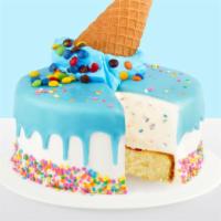 Birthday Cake (Blue) · There won't be any birthday blue with this ice cream cake! Premium vanilla bean ice cream an...