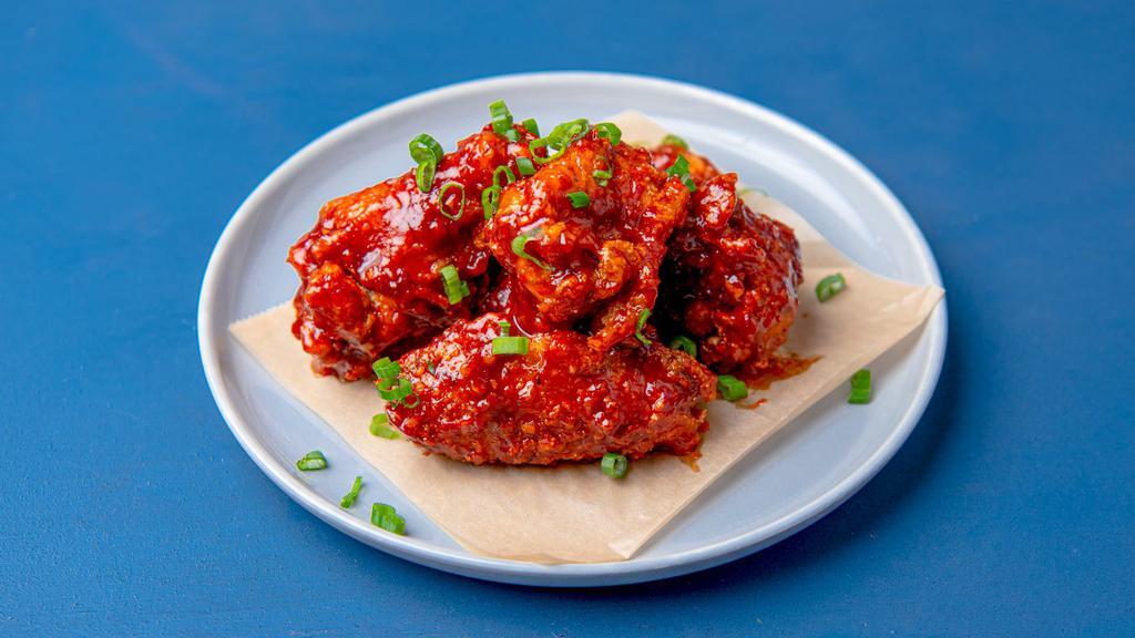 12Pc Bone-In Chicken Wings · Twice fried chicken wings tossed with your choice of sauce.
