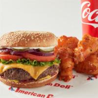 Burger And Wings (5Pc) Combo · Include fries