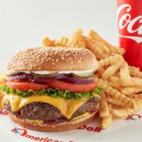 Burger Meal (Fries & Drink) · 1320-2010 cal.