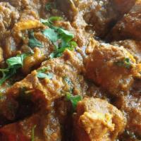 Chicken Bhuna · Boneless chicken pieces cooked in India's spices. Our entree is cooked with ginger, garlic, ...
