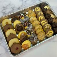 Assorted Mixed Cookies (Quarter Sheet) · Assorted mixed tray of our famous freshly baked middle Eastern cookies. Serves 30-40 people....