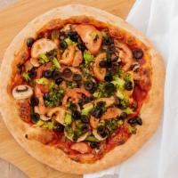 Vegan Pizza · Our ingredients from dough to pizza sauce are homemade and pizzas are hand-tossed. Cheese-le...