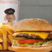 Big Cheese® Combo · Big Cheese®, Always Crispy Fries®, and a Regular Fountain Drink. The 'go to' for cheeseburge...