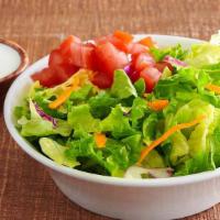 Side Salad · Hand-chopped green salad mix and farm fresh diced tomato. The perfect complement to your fav...