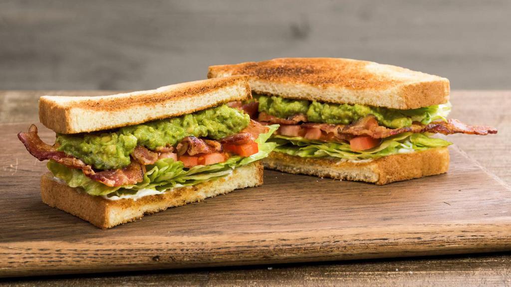 California Blt · We took a classic and made it even tastier. Loaded with thick hickory-smoked bacon, hand-smashed Hass avocado, crisp lettuce, freshly sliced tomato, and mayonnaise on locally-baked toasted white bread.  It’s what the West does best.