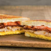 Bacon Turkey Melt · Our most popular melt. Locally-baked delicious grilled sourdough bread, topped with sliced t...