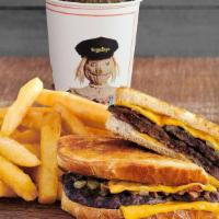 Patty Melt Combo · Patty Melt, Always Crispy Fries®, and a Regular Fountain Drink. Loaded with 1/4 lb. of USDA ...