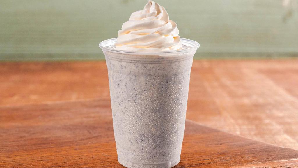 Cookies & Cream Shake · Hand-scooped, made with real milk, crushed cookies, and famously irresistible Thrifty™ ice cream. Frosty, creamy, and craveable.