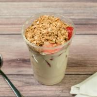 Strawberry Banana & Cream · With sweet house cream +  granola.