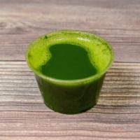 Detoxifier-Wheatgrass Shot · 2 oz. organic shot. Drinking wheatgrass can boost your metabolism and aid in weight loss. Wh...