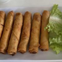 Egg Roll (6 Rolls) - Chả Giò · Deep fried egg rolls mixed of vegetables, pork and shrimp served with house fish sauce or sw...