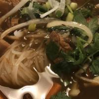 Beef Stewed Noodle Soup · Pho bo kho
