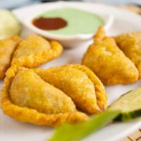 Himalayan Samosa (6 Pcs) · Veggie, Potatoes and himalayan spices wrapped in homemade pastry dough, deep fried to golden...