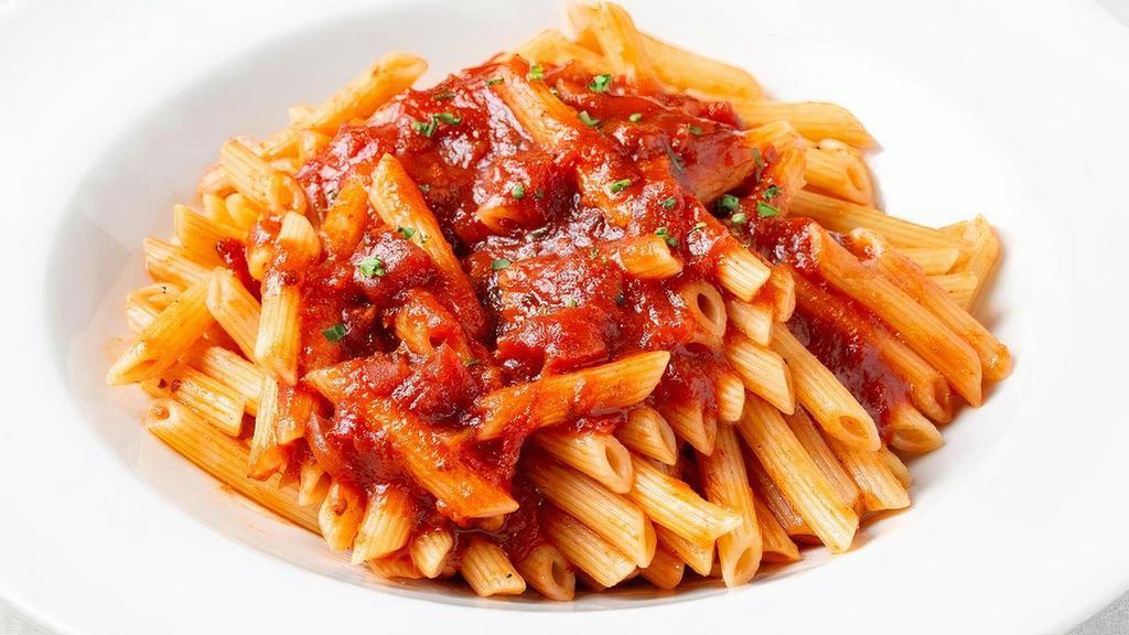 Create Your Own Pasta · Choose your favorite pasta, one of our signature sauces and get creative!