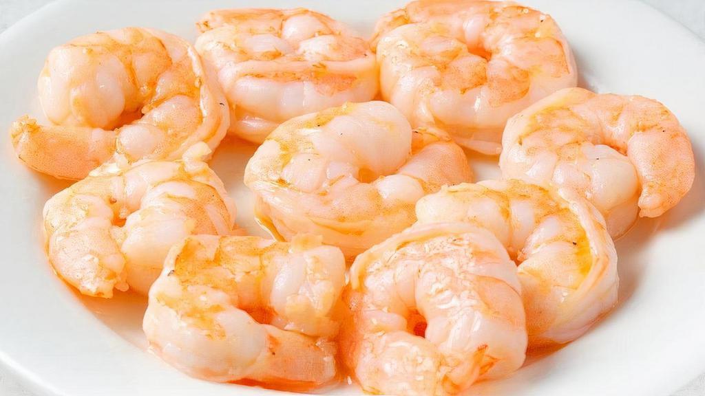 Add Shrimp · Sauteed shrimp seasoned with salt, pepper and garlic.