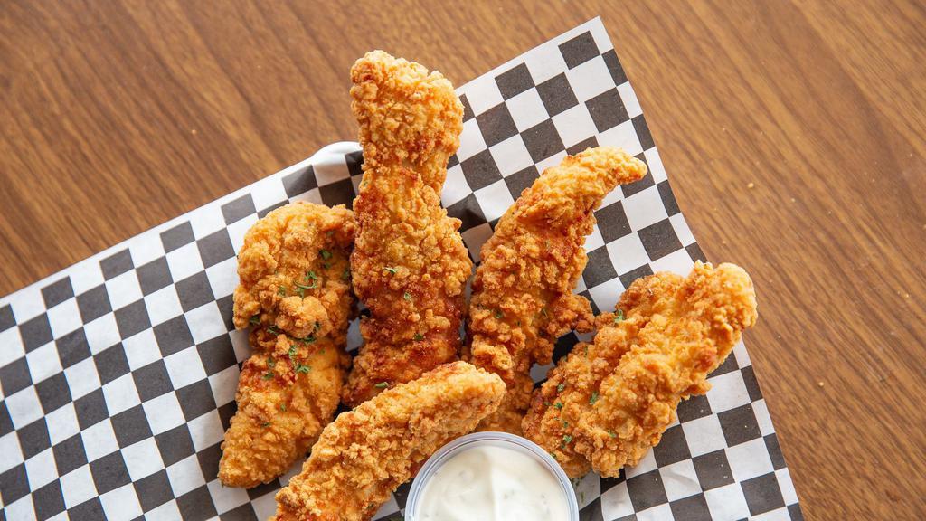 Chicken Tenders · 4 pieces. Classic breaded chicken tenderloins fried to crispy perfection.