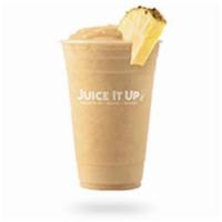 Superfruit Sunrise® · Passion Fruit Juice, Orange Juice, Acerola, Banana, Pineapple, Ginger. Cal: 270/420. (Vegan,...