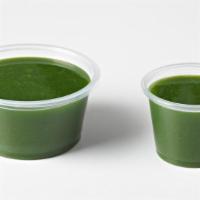 Wheatgrass Shots · Cal: 5/10. (Vegan, Gluten-Free)