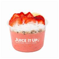 Lava Flow Bowl · Strawberry/Mango/Pineapple Juice, Non-Fat Yogurt, Strawberry, Pineapple, Coconut, Banana. Ca...