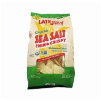 Late July Restaurant Style Tortilla Chips · Sea salt & lime.