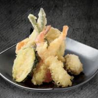Shrimp & Vegetable Tempura · Fried shrimp and vegetable served with tempura sauce.