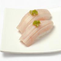 Yellowtail Sushi · Two pieces