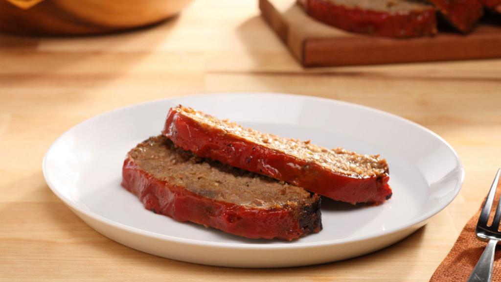 Meat Loaf · Made with a mix of ground beef and pork.