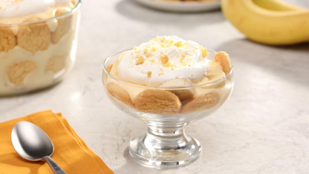 Banana Pudding · A Southern classic served with vanilla wafers and whipped cream.