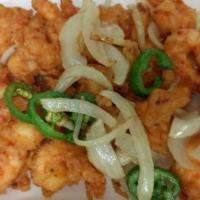 Spicy Salt-Baked Shrimp · 