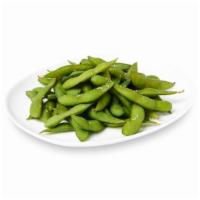 Edamame · Gluten Free - Soybeans steamed until tender and perfect.. (2) 150cal