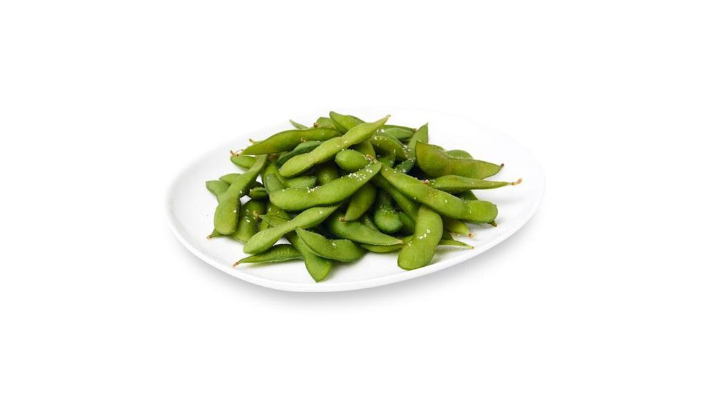 Edamame · Gluten Free - Soybeans steamed until tender and perfect.. (2) 150cal
