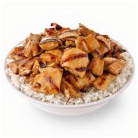 Grilled Bourbon Chicken · Gluten Free - Tender grilled chicken tossed in our sweet & savory bourbon sauce.