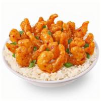 Crispy Firecracker Shrimp  · Crispy chicken tossed in a sweet and spicy Firecracker sauce, topped with scallions.