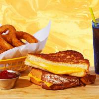 Grilled Cheese Combo · Classic Grilled Cheese with your choice of side and drink