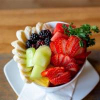 Fruit Salad · Fresh cut seasonal fruit.