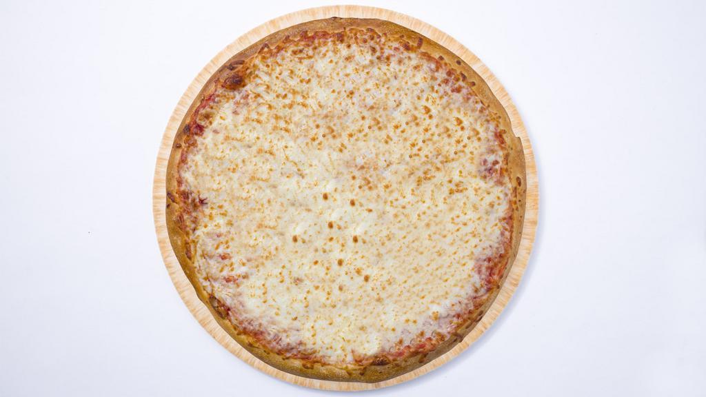 Large Thin Crust Cheese Pizza · Vegetarian.(Twelve slices) pizza sauce and mozzarella