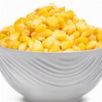Corn · Gluten-Free, Vegetarian. Golden corn kernels salted and buttered