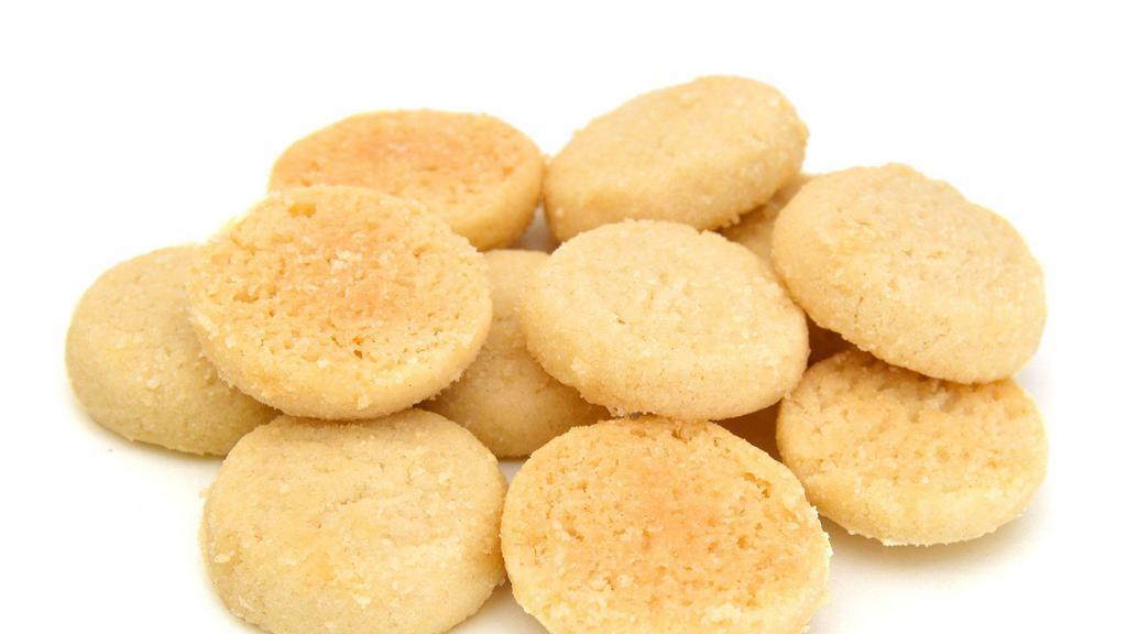 Mini Sugar Cookies · Vegetarian. (16 cookies) slightly crispy and sugary