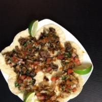 Tacos · Soft Tacos. Choice of Meat..( Asada, chicken, Birria, Carnitas, Al Pastor, and  Fish).