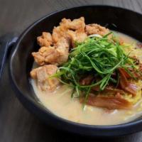 Chicken Ramen · Shoyu miso, spicy miso. Noodle soup with fried or grilled chicken.