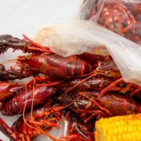 Crawfish - Live · Whole, live crawfish are available in specific seasons. Choice of sauce available in-bag