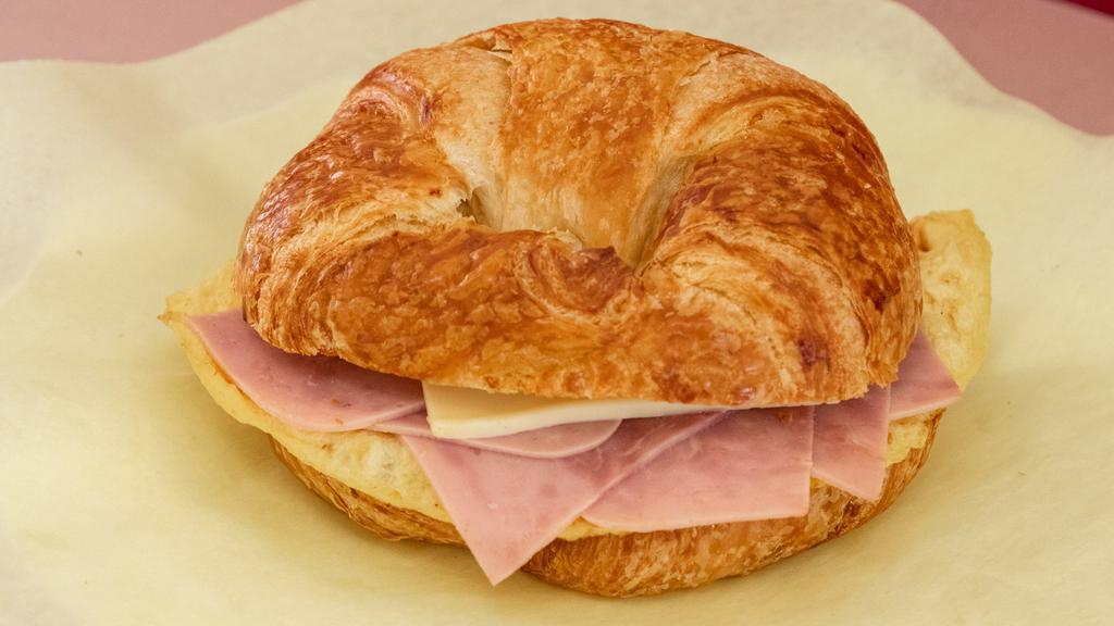 Ham, Egg & Cheese Croissant · 